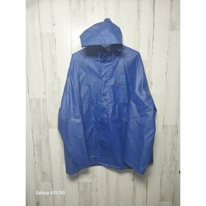 Guide's Choice Men's XL Blue Bering Sea Commercial PVC Rain Jacket